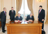 Azərbaycan ilə Fransa arasında anlaşma memorandumu imzalanıb (FOTO)
