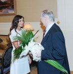First Lady of Azerbaijan conducts several meetings (PHOTO)