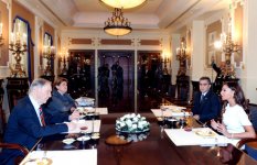 Первая леди Азербайджана провела ряд встреч (ФОТО)