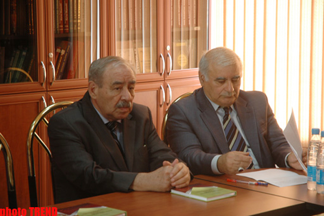 Azerbaijani outstanding scholar's scientific session held in Baku (PHOTO)