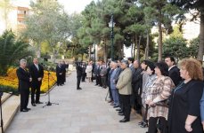 Azerbaijan, Austria Presidents inaugurate monument to Mozart (PHOTO)