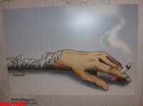 Баку - центр искусства карикатуры, или "Нет" наркотикам!" (фотосессия)