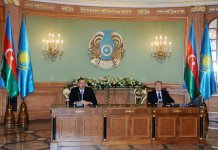 Президент Ильхам Алиев: Азербайджан и Казахстан придают огромное значение развитию двусторонних торгово-экономических связей (ФОТО)