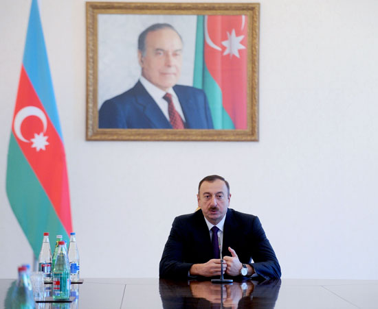 Ильхам Алиев принял участников Совета руководителей органов безопасности и спецслужб стран СНГ (версия 2)