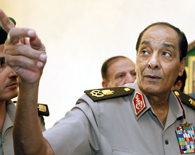 Egypt's military chief held talks in Libya