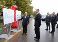 Prezident İlham Əliyev Ağdaş-Ləki avtomobil yolunun 12 kilometrlik hissəsinin açılışında iştirak edib (FOTO)