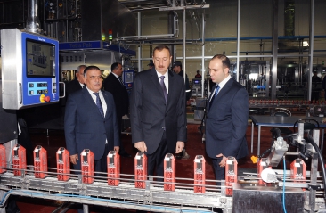 Президент Азербайджана принял участие в открытии ряда объектов в Агсуинском районе (ФОТО)