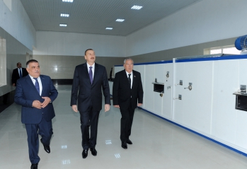 President Aliyev inaugurates several objects in Agsu (UPDATE) (PHOTO)