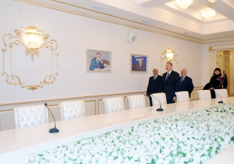Azərbaycan Prezidenti Ucarda Heydər Əliyev Mərkəzinin açılışında iştirak edib (FOTO)