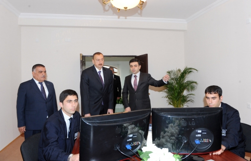 Президент Ильхам Алиев посетил Агсуинский район (ФОТО)