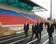 President Aliyev inaugurates several objects in Agsu (UPDATE) (PHOTO)