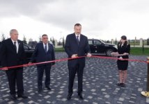 Prezident İlham Əliyev Ağsuda bir sıra obyektlərin açılışında iştirak edib (FOTO)