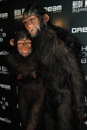 Хайди Клум превратилась в обезьяну (фотосессия)