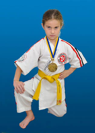 Впервые в истории 7-летняя азербайджанка стала чемпионом Европы по  каратэ