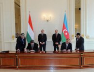 Azerbaijan–Hungary sign bilateral documents (PHOTO)