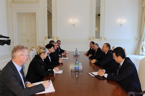 Azerbaijani President receives Swiss minister
