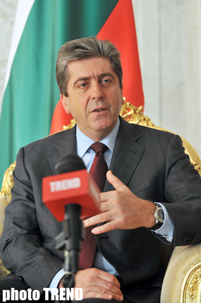 Prezident Georgi Pırvanov: Azərbaycan "Cənub qaz dəhlizi"nin inkişafında əsas rol oynamalıdır (MÜSAHİBƏ) (FOTO)