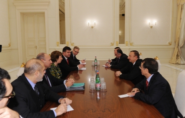 Президент Азербайджана принял делегацию во главе с заместителем председателя Еврокомиссии Кэтрин Эштон