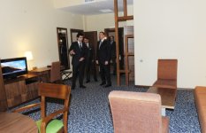 Президент Азербайджана принял участие в открытии нового отеля в Гахе (ФОТО)