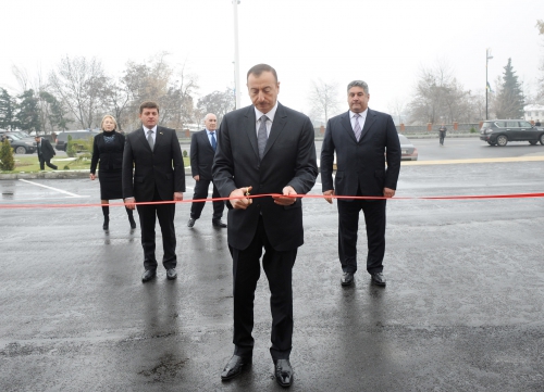 Azerbaijani president inaugurates Gabala Olympic Sports Complex (PHOTO)