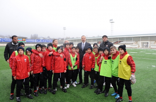 Azerbaijani president inaugurates Gabala Olympic Sports Complex (PHOTO)