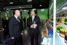 Prezident İlham Əliyev Qəbələdə su-limonad istehsalı zavodunun açılışında iştirak edib (FOTO)