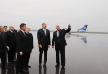 Президент Азербайджана принял участие в открытии международного аэропорта в Габале (ФОТО)