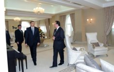 Президент Азербайджана принял участие в открытии отеля «Кавказ Спорт» в Габалинском районе (ФОТО)