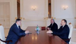 Azerbaijani President Ilham Aliyev receives UNECE Secretary General Jan Kubis