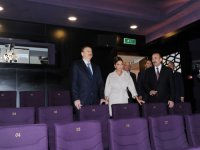 Azərbaycan Prezidenti və xanımı "Nizami" kinoteatrının binasının əsaslı təmir və yenidənqurmadan sonra açılışında iştirak ediblər (ƏLAVƏ OLUNUB) (FOTO)