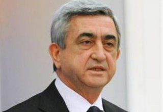 Sargsyan: Nagorno-Karabakh settlement possible exclusively though peaceful means