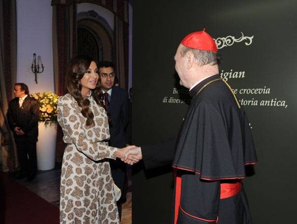 Azerbaijan`s First Lady attends celebrative events to mark Azerbaijan`s regaining its independence in Italy (PHOTO)