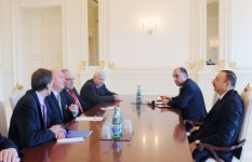 Президент Азербайджана принял сопредседателей Минской группы ОБСЕ (ФОТО)