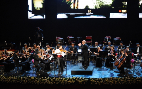 Mehriban xanım Əliyeva Romada Azərbaycanın müstəqilliyinin 20-ci ildönümünə həsr olunmuş təntənəli mərasimdə iştirak edib (FOTO)