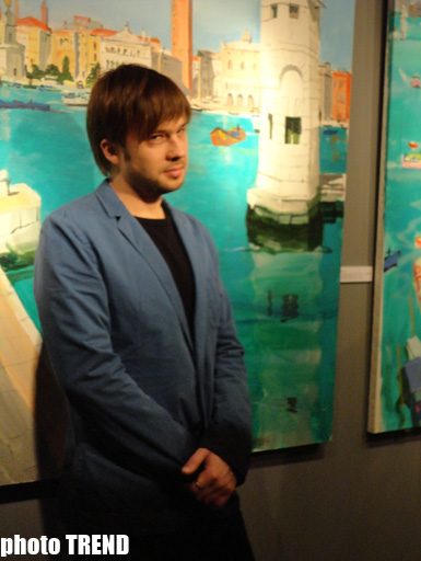 Выставка латвийских художников в Баку - столкновение двух миров (фотосессия)