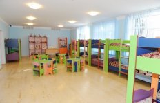 Президент Азербайджана ознакомился с детским садом в Насиминском районе после капремонта (ФОТО)