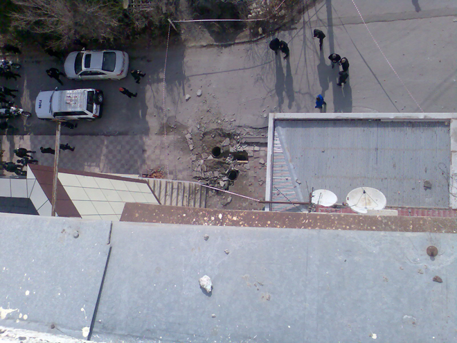 В Баку рядом с жилым домом произошел взрыв газа (ФОТО)