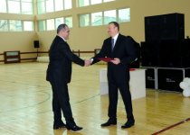 Azerbaijani President inaugurates Sumgait Olympic Sports Complex (PHOTO)