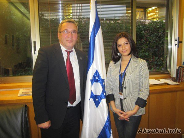 Аян Бабакишиева стала первой из певцов Азербайджана, посетившая израильский парламент (фото)