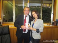 Аян Бабакишиева стала первой из певцов Азербайджана, посетившая израильский парламент (фото)