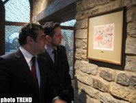 В Баку состоялось открытие выставки художника-карикатуриста Азима Азимзаде (фотосессия)