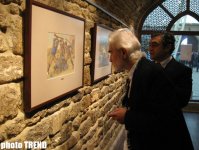 В Баку состоялось открытие выставки художника-карикатуриста Азима Азимзаде (фотосессия)