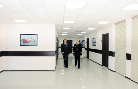 Azerbaijani President inaugurates Maritime Administration`s new building (PHOTO)