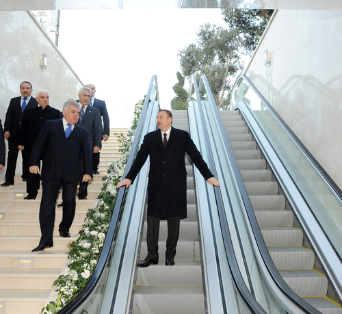 Azerbaijani President opens new underground pedestrian passages in Sabail district (PHOTO)