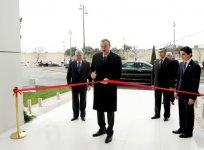 Azerbaijani President opens Intellectual Transport Management Center in Baku (PHOTO)
