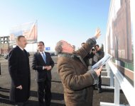 Президент Азербайджана ознакомился с ходом работ по строительству комплекса "Гала" в Гяндже (ФОТО)