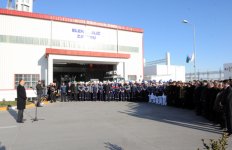 İlham Əliyev Gəncə alüminium zavodu kompleksinin açılışında iştirak edib (FOTO)