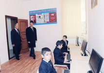İlham Əliyev Goranboyda şahmat məktəbinin açılışında iştirak edib (FOTO)