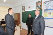 Azerbaijani President opens new building for secondary school in Goranboy (PHOTO)