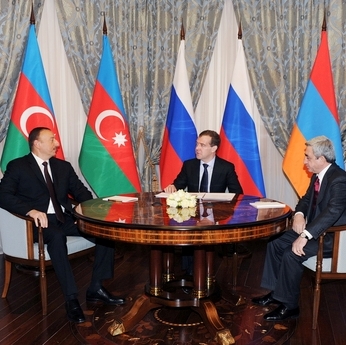 Azerbaijani, Russian and Armenian presidents discuss Karabakh conflict resolution in Sochi